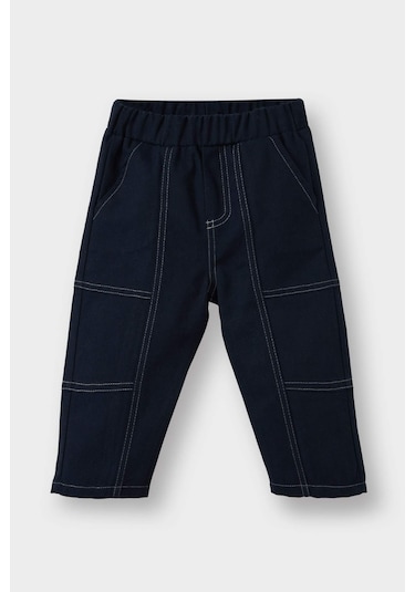 Defacto Erkek Bebek 2li Takım Baskılı Sweatshirt Jean Pantolon G3228a525wnbn258 Kahve-bn258