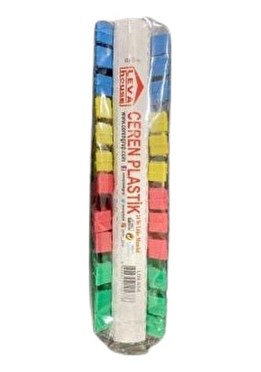 Ceren Plastik Ceren Plastik 24lü Mandal 5li Set Kırmızı