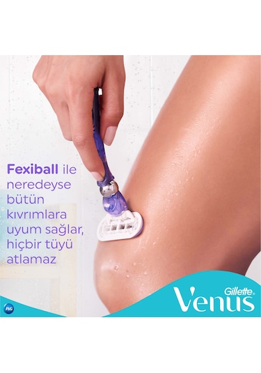 Gillette Venus Swirl Tıraş Makinesi +  Yedek Başlık 3'lü