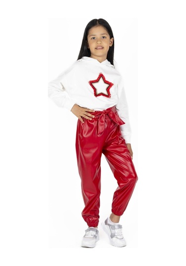 Bestkids Kız Çocuk Kapüşonlu Yıldızlı Sweatshirt 6-14 Yaş 001