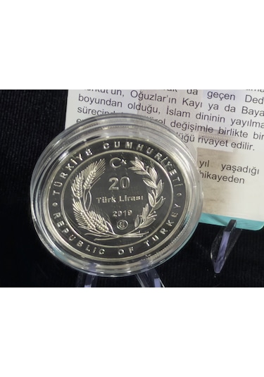 Darphane Dede Korkut 20 Türk Lirası Gümüş Hatıra Sikke