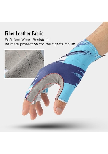 Kyncılor Parmaksız Nefes Alabilen Balıkçı Eldiveni Gri