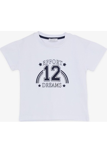 Breeze Kız Çocuk Taytlı Takım Rakam Baskılı 3-7 Yaş, Beyaz-beyaz Beyaz