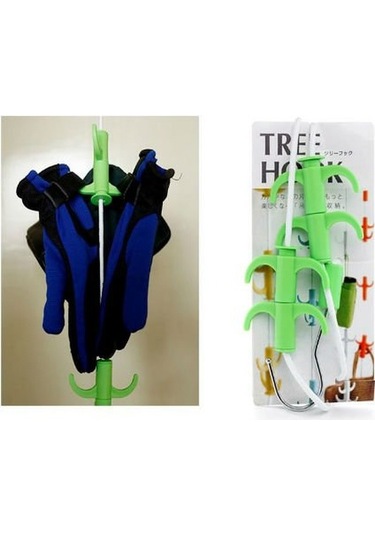 Periboia Dolap İçi Düzenleyici Askı Elbise Giysi Organizer Sihirl Çok Renkli