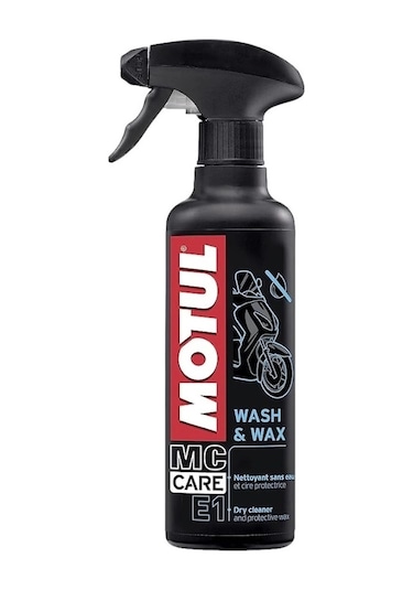 Motul E1 Wash Wax Susuz Temizleme Yıkama Ve Cila 400 Ml