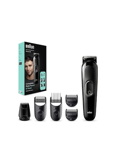 Braun Series 3 Mgk3410 Hepsi Bir Arada Şekillendirme Seti 6 Sı 1 Arada Erkek Bakım Kiti Diğer