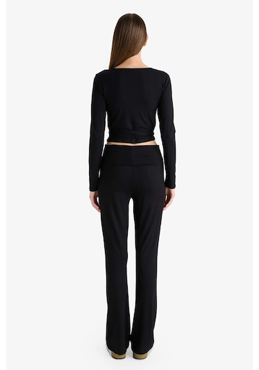 Defacto İspanyol Paça Tayt Pantolon-fall İn Love Loungewear G0007ax25wnbk81 SiYAH