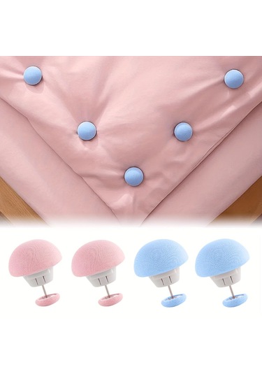 Mis Kitchen 24 Adet Mantar Model Yorgan Kılıfı Ve Çarşaf Tutucu