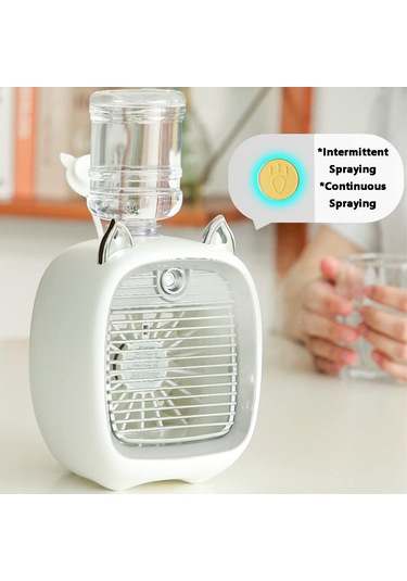 Jialan 3 Hız Taşınabilir Soğutucu Fan Mavi, 190 Ml Evaporatif