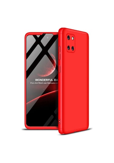 Samsung Uyumlu Galaxy A81 Note 10 Lite Kılıf Zore Ays Kapak Kırmızı