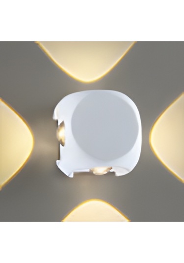 Kendal Dekoratif Star Duvar Apliği Kda750 / 4w / 3000k / Ip54 Gün Işığı