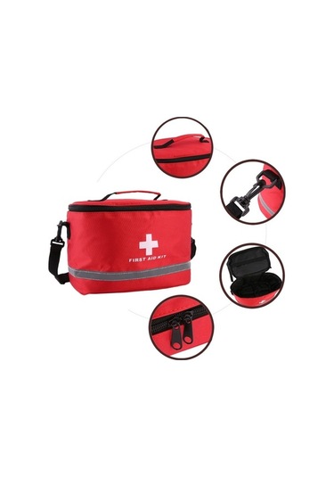 Novahub Acil Durum Hayat Paketi Spor Çantası Kırmızı