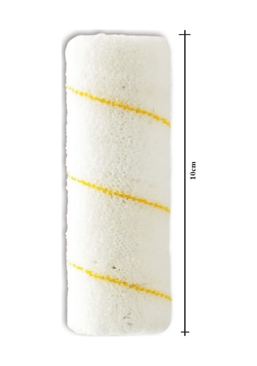 10 Adet Parmak Rulo Yedek 10 Cm Boya Rulosu Yedeği