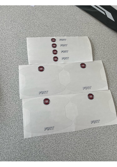 Fiat Marka Araçlar İçin Kapı Kolu Çizik Önleyici 8'li Set