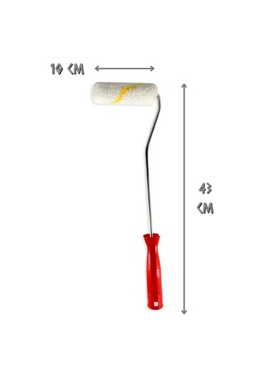 Desenatör Extra Saten Parmak Rulo Takım - 10 Cm - 1 Adet