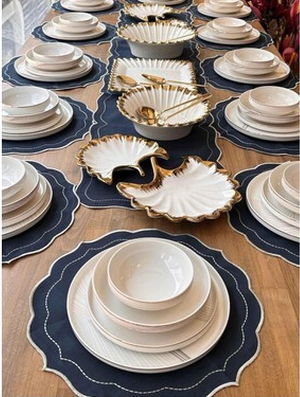 Yemek Takımı Modern Line 86 Parça 12 Kişilik Süt Beyazı