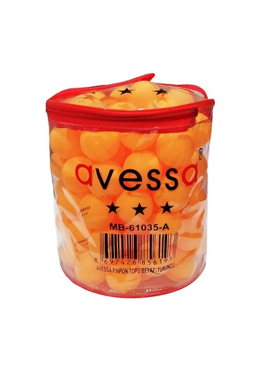 Avessa 100 Adet Masa Tenisi Topu Pinpon Topu Turuncu