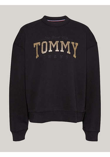 Tommy Hilfiger Tjw Nw Bxy Glıtter Varsıty Crew