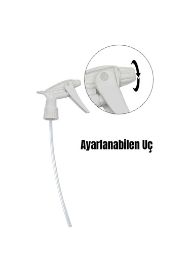 Sprey Triger Başlık- Beyaz Fısfıs Sprey Başlığı 10 Adet