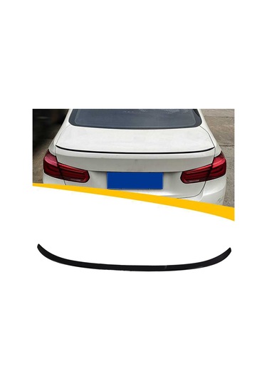 Bmw F30 M3 Bagaj Üstü Spoiler Parlak Siyah Spoyler Plastik İthal