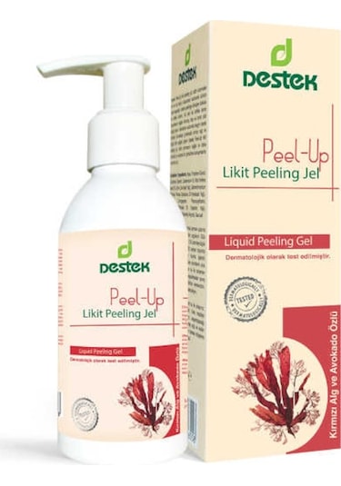 Destek Peel-Uplikit Kırmızı Yosun Özlü Peeling Jel 150 ML