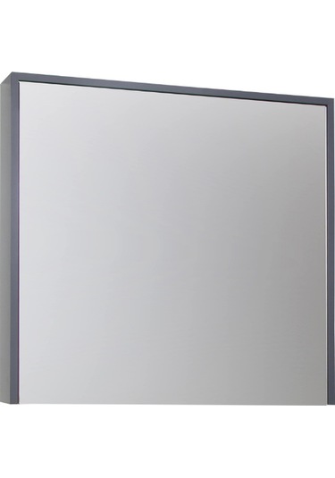 Aras Aynalı Üst Dolap Antrasit/Atlantik Çam 55X75X15 Cm Antrasit - Atlantik Çam