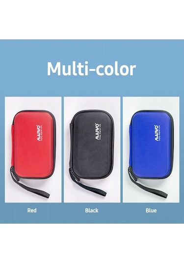 Fastbuy Mavol Kt02 Sabit Disk Çantası, Şok Emici Taşınabilir, Dayanıklı Sırt Çantası, Renkli Kırmızı, Sınıflandırılmış Saklam Kırmızı