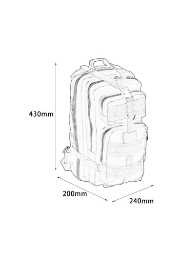 Kordak 36 Litre Bej Su İtici İthal Tactical Çanta