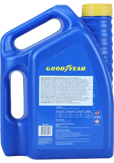 Goodyear Mavi Antifriz 4 Mevsim -56 Derece 3 L