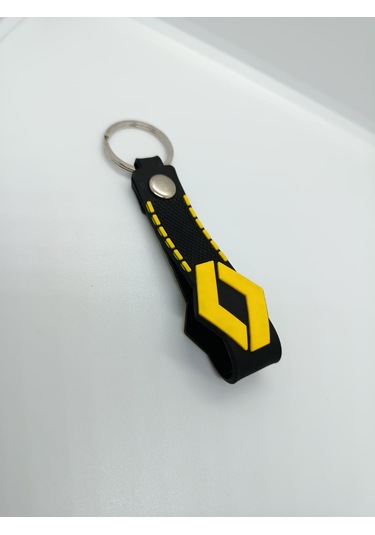 Anahtarlık Silikon Renault Sarı