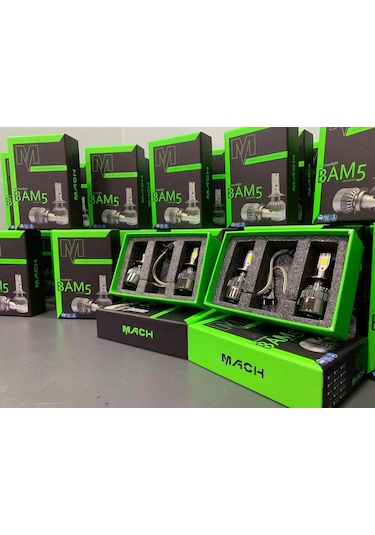 Mach Bam5 H3 Led Xenon Şimşek Etkili 6400 Lm
