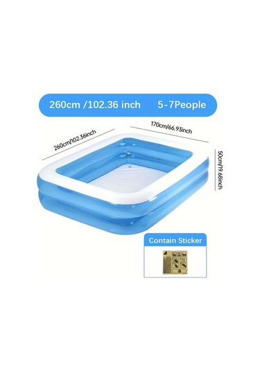 Electronıc Outlet Yüzme Şişme Pvc Havuzu Adet 1 01 St Çok Renkli