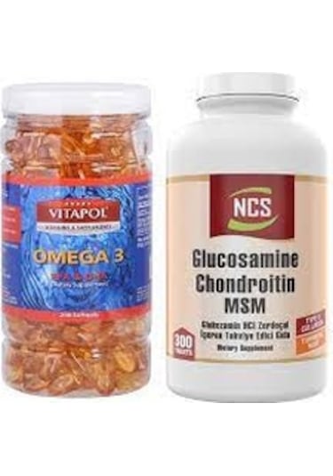 Ncs Glucosamine Chondroitin Msm 300 Tablet +  Ncs Omega 3 200 Softgel