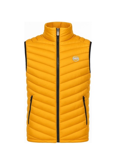 Plus Scorpion Erkek Şişme Mevsimlik Yelek Hafif, Fermuarlı, Şık Ve Rahat S-xxl HARDAL