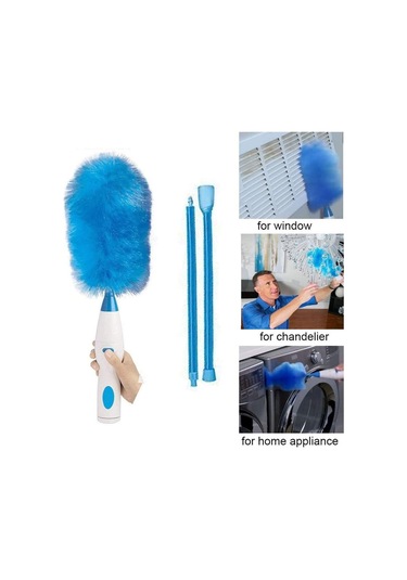 Yys-oı Ayarlanabilir Elektrikli Bahar Süpürge Toz Fırçası Panjur Mobilya Pencere Kitaplık Temizleme Aracı Fırçası