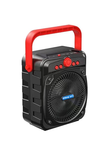 Kangvka Q53 Siyah Taşınabilir Bluetooth Hoparlör - 4.0" Subwoofer, Yoğun Taban, Fm Radyo, Tf Kart/usb/dinamik Girişi, Canlı Ses Yayını, Müzik Oynatıcı
