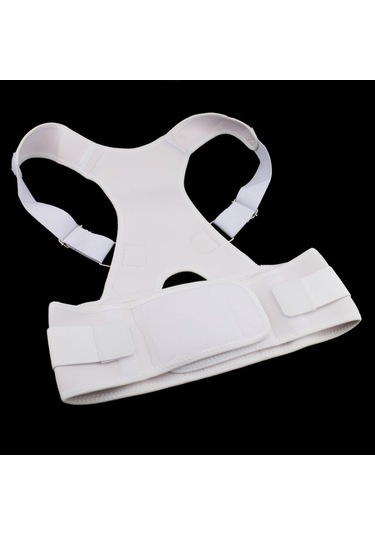 Suntek Yetişkin Sırt Duruş Düzeltici Kemer Lomber M-beyaz