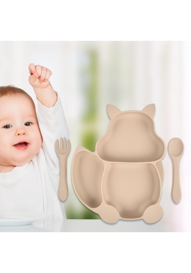 Suntek Silikon Bebek Tabağı Bej