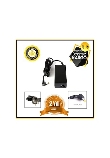 Acer Uyumlu Aspire V3-731 19V 3.42A 5.5x1.7Mm Adaptör Şarj Aleti