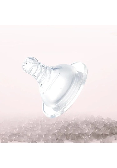 Sıcak Bebek Yumuşak Silikon Emzik Doğal Biberon Değiştirme Besleme Silikon Emzikleri Değişken Akışta Bpa İçermez