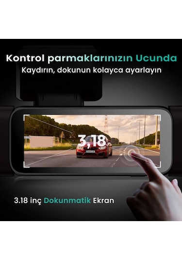 360+ Botslab G980h Pro 3k 4 Kameralı Wifi+gps Akıllı Araç İçi Kamera +150 Geniş Açı+yaya Algılama+gece Görüşlü 128gb Hafıza Kartı