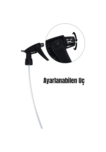 Fısfıs Sprey Başlığı - Siyah Fısfıs Triger Sprey Başlık 10 Adet