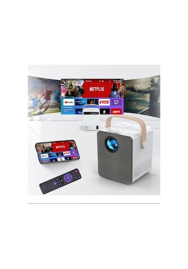 Android 4k Destekli Lcd Led Projeksiyon Cihazı