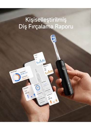 Laifen Wave Pro Abs Siyah Elektrikli Diş Fırçası