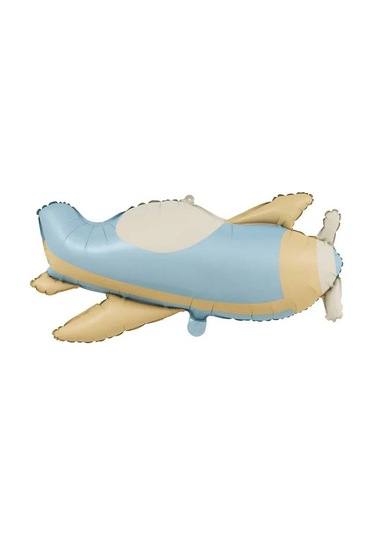 Retro Uçak Folyo Balon 78x42 Cm