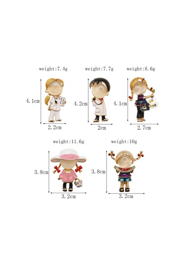 Teltree Пурпурная Брошь С Ангельским Дизайном, Стразы И Искусственным Жемчугом, Для Девушек И Детей, Изготовлена В Китае Gümüş