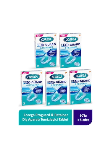 Corega Temizleyici Tablet 5 x 30'lu