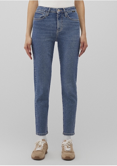 Mavi - Cindy Gold Shape Jean Pantolon 100277-87897 Koyu Mavi