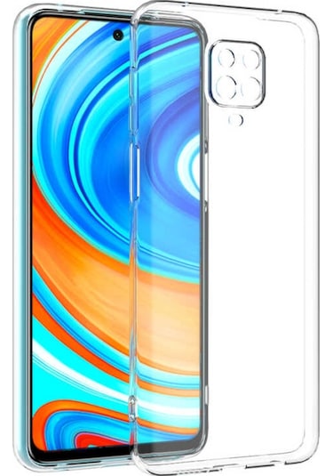 Xiaomi Redmi Note 9 Pro Kılıf Zore Kamera Korumalı Süper Silikon Renksiz