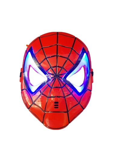 Spiderman Işıklı Maske Örümcek Adam Maske